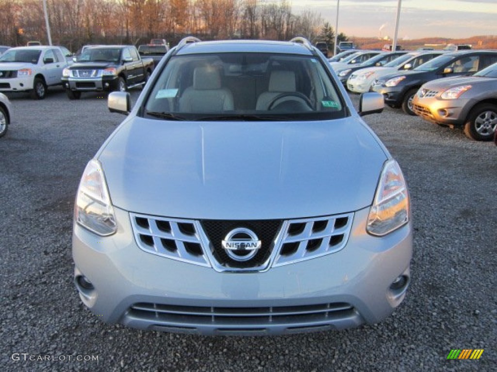 2012 Rogue SV AWD - Frosted Steel / Gray photo #2