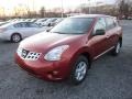 2012 Cayenne Red Nissan Rogue S AWD  photo #3