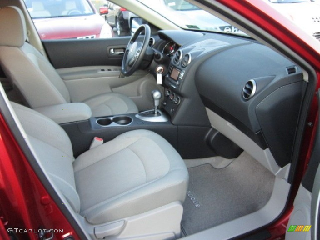 Gray Interior 2012 Nissan Rogue S AWD Photo #56767050