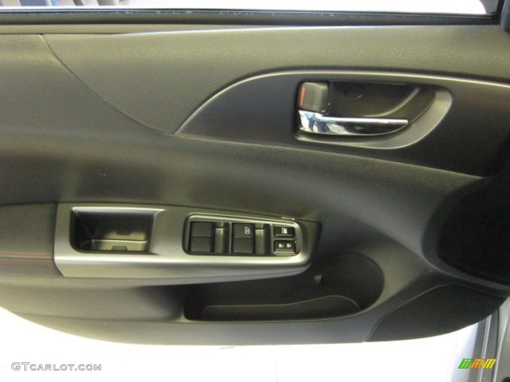 2012 Impreza WRX Premium 5 Door - Ice Silver Metallic / WRX Carbon Black photo #12