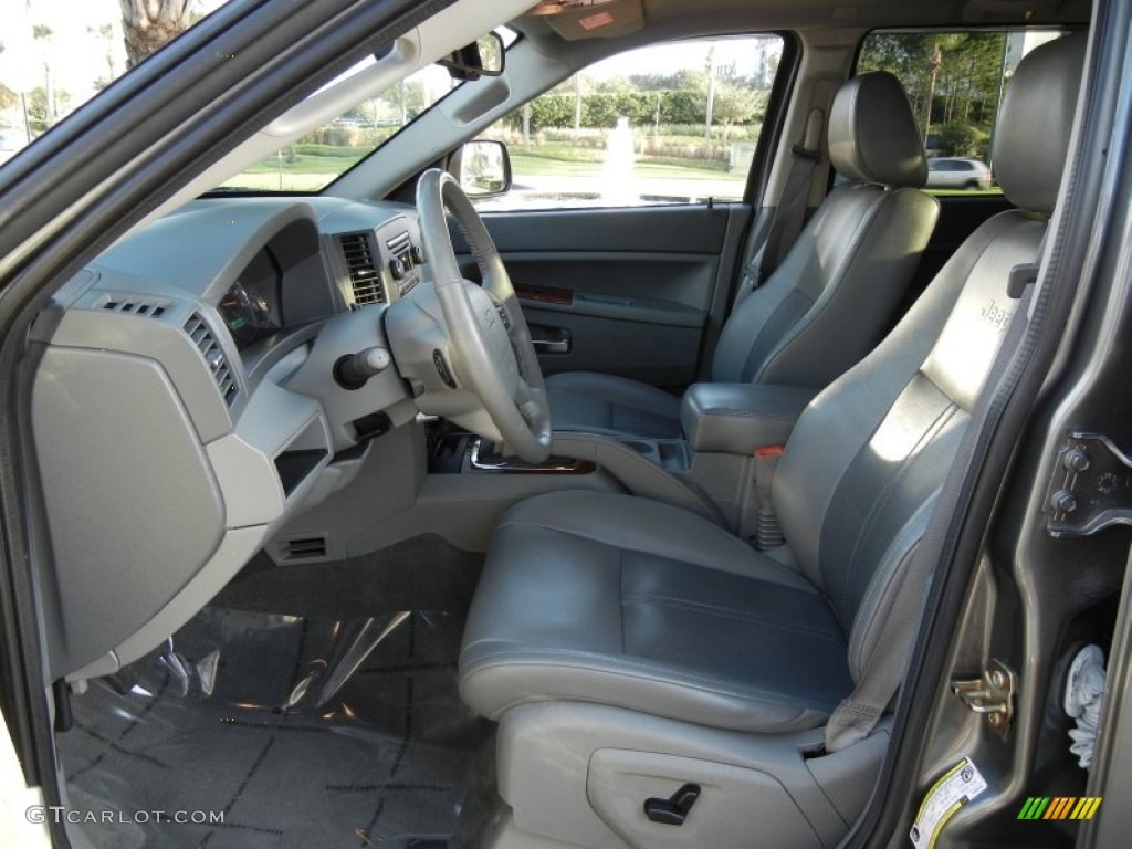 Medium Slate Gray Interior 2007 Jeep Grand Cherokee Limited Photo #56767413