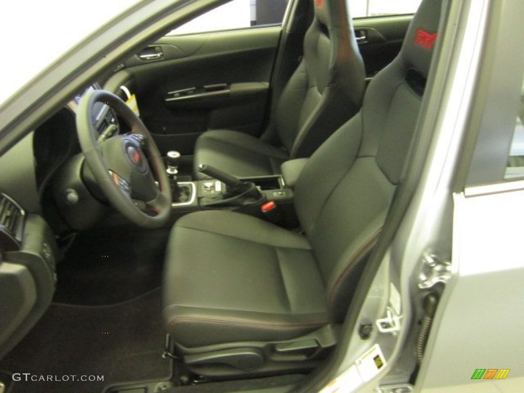 STi drivers seat in carbon black leather 2012 Subaru Impreza WRX STi Limited 4 Door Parts