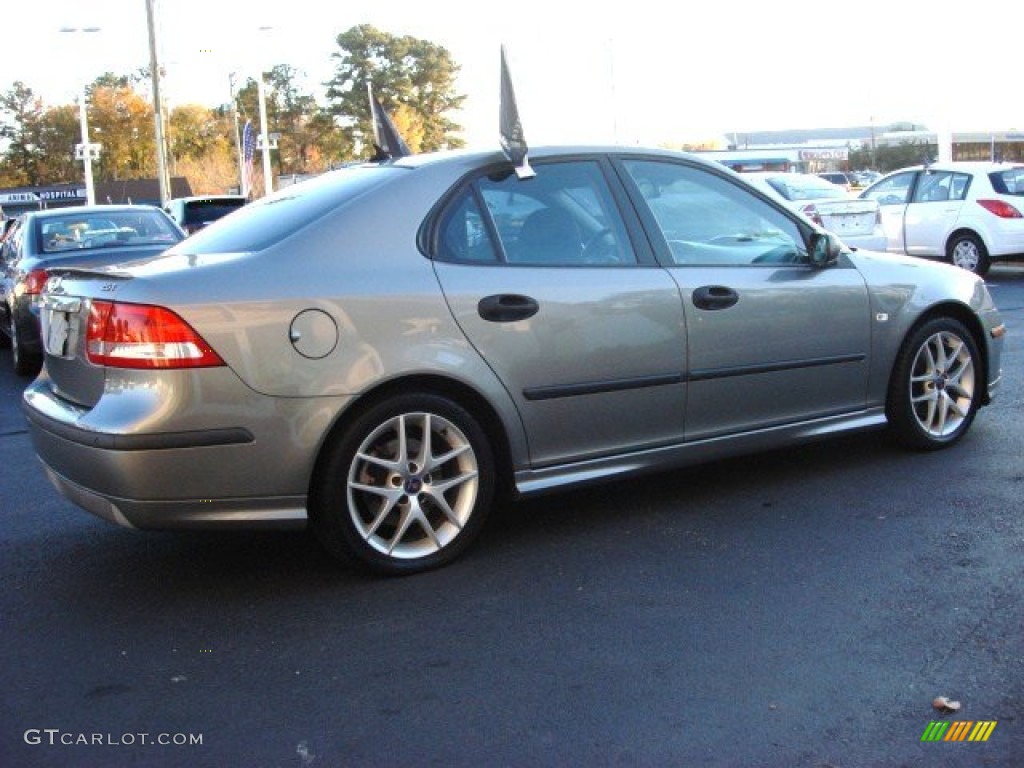 2003 9-3 Vector Sedan - Steel Grey Metallic / Charcoal Grey photo #4