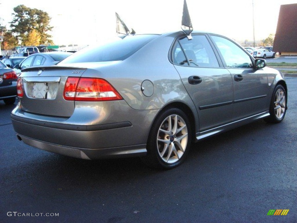 2003 9-3 Vector Sedan - Steel Grey Metallic / Charcoal Grey photo #5
