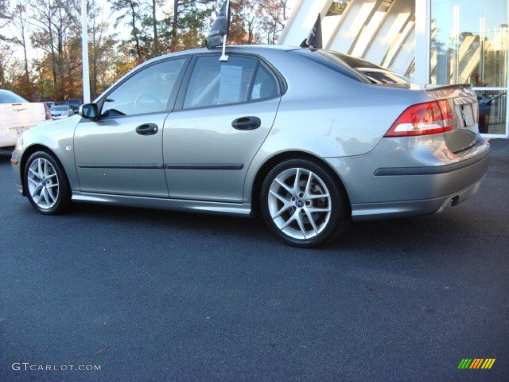 2003 9-3 Vector Sedan - Steel Grey Metallic / Charcoal Grey photo #6