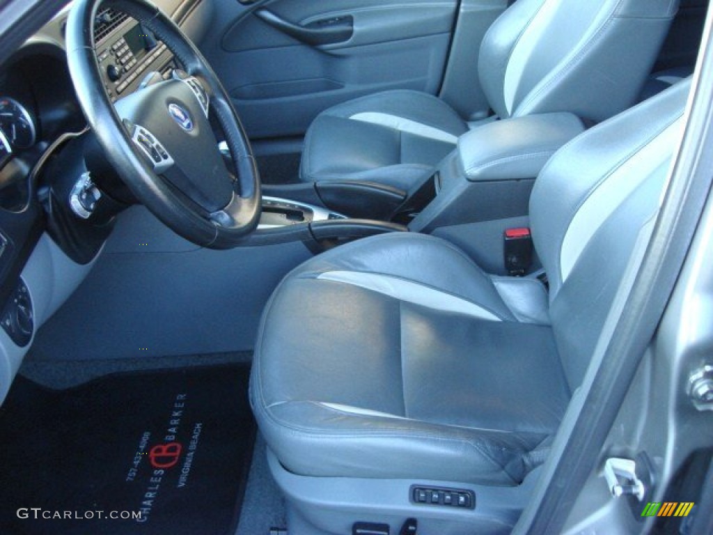 2003 9-3 Vector Sedan - Steel Grey Metallic / Charcoal Grey photo #10