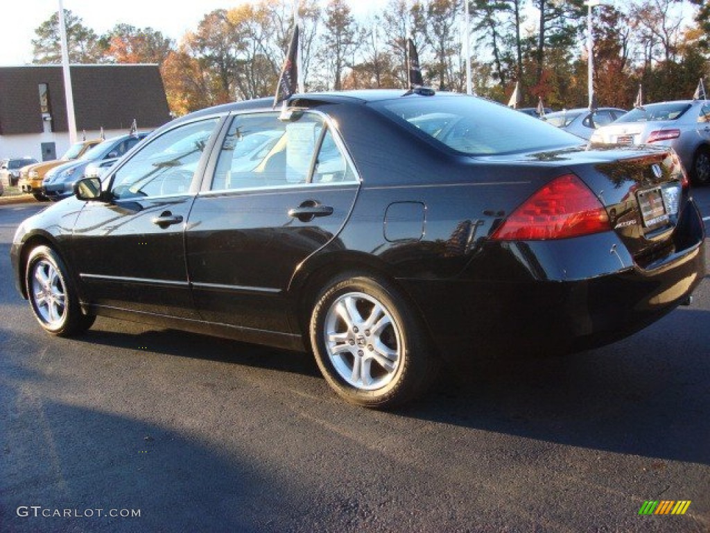 2006 Accord EX Sedan - Nighthawk Black Pearl / Ivory photo #5