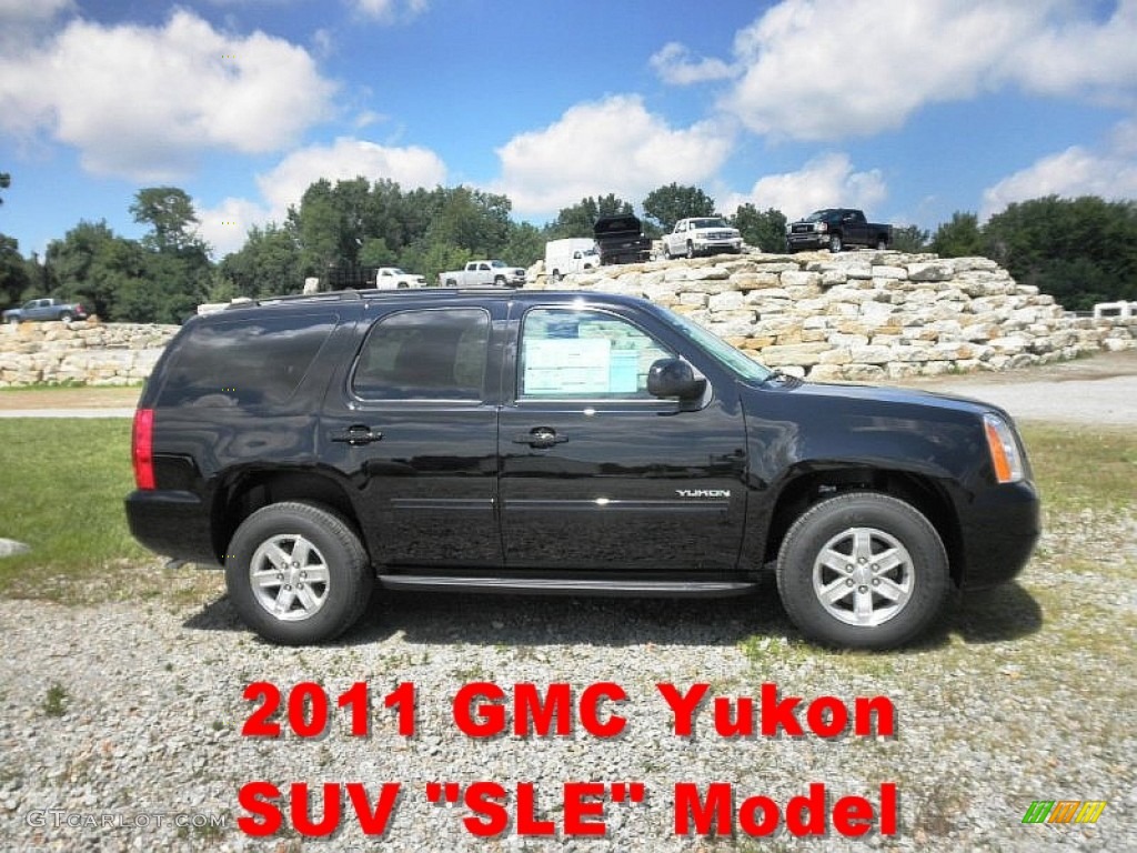 2011 Yukon SLE - Onyx Black / Ebony photo #1