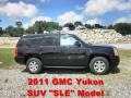 2011 Onyx Black GMC Yukon SLE  photo #1