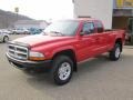 2004 Flame Red Dodge Dakota SLT Club Cab 4x4  photo #5