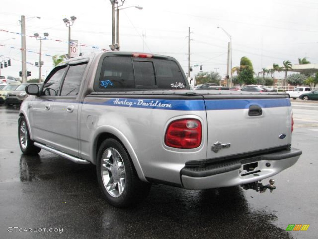 Dark Shadow Grey Metallic 2002 Ford F150 Harley-Davidson SuperCrew Exterior Photo #56769813
