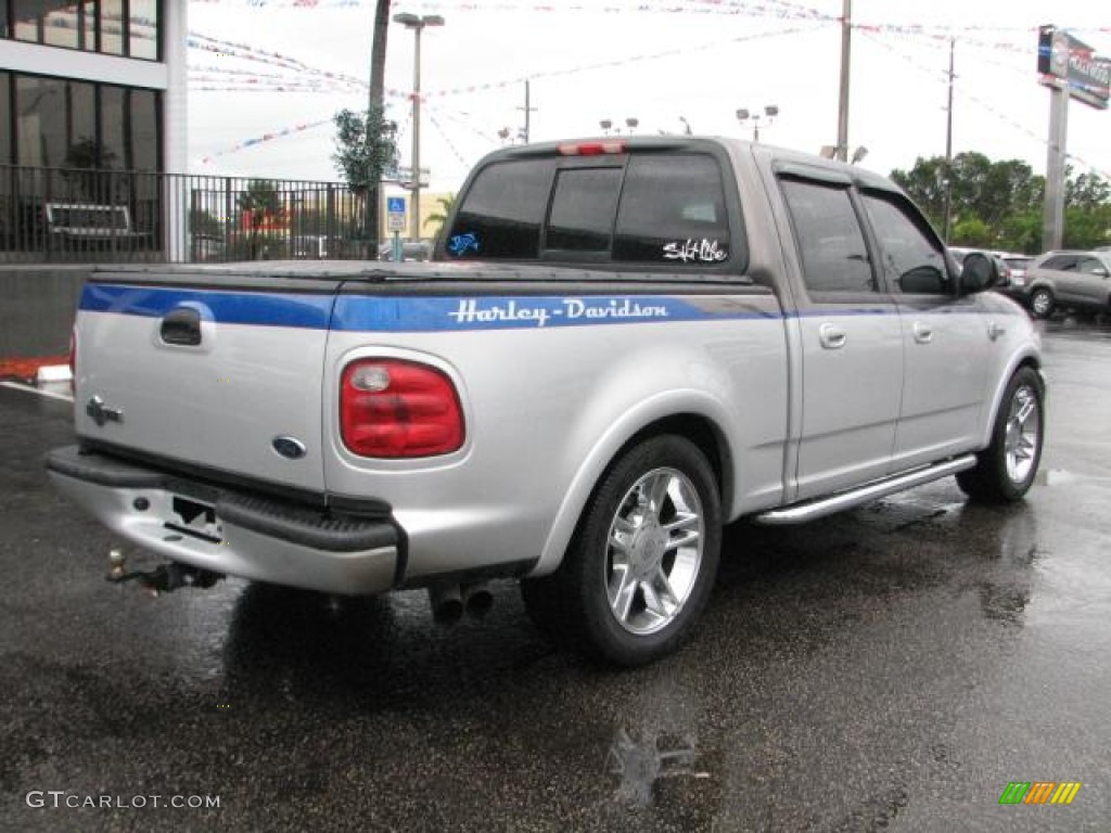 Dark Shadow Grey Metallic 2002 Ford F150 Harley-Davidson SuperCrew Exterior Photo #56769829