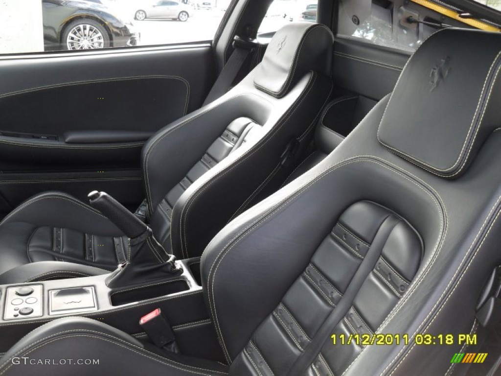 Nero (Black) Interior 2006 Ferrari F430 Coupe F1 Photo #56770329