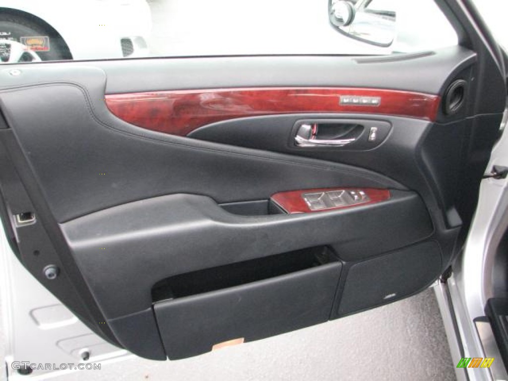 2007 Lexus LS 460 Black Door Panel Photo #56770698
