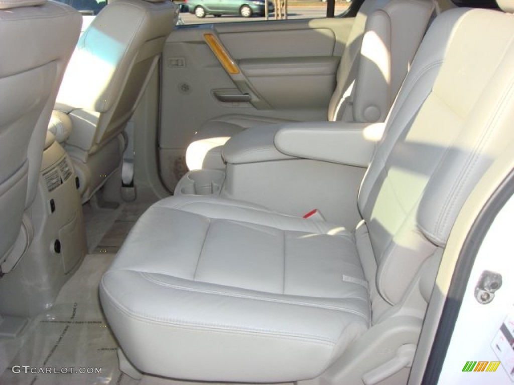 2007 QX 56 4WD - Ivory White Pearl / Willow Beige photo #9