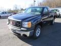 2012 Midnight Blue Metallic GMC Sierra 1500 Regular Cab 4x4  photo #3