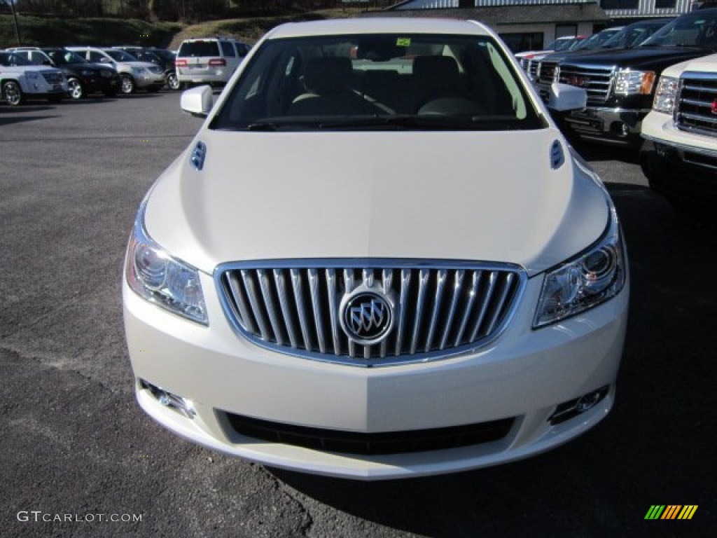 2012 LaCrosse AWD - White Diamond Tricoat / Cashmere photo #2