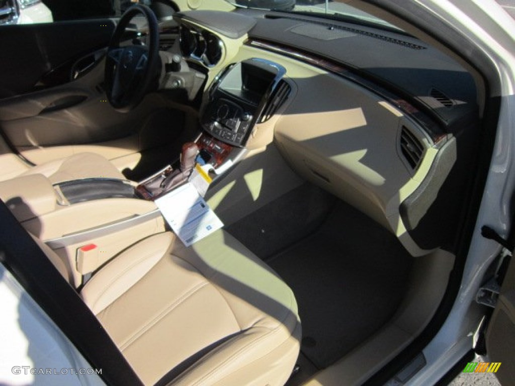 2012 LaCrosse AWD - White Diamond Tricoat / Cashmere photo #8