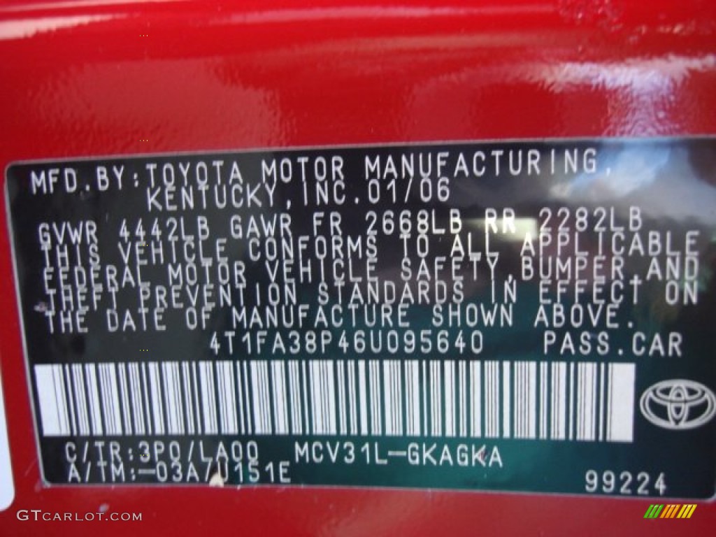 2006 Toyota Solara SLE V6 Convertible 3P0 Photo #56772145
