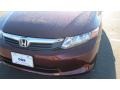 Crimson Pearl - Civic LX Sedan Photo No. 9