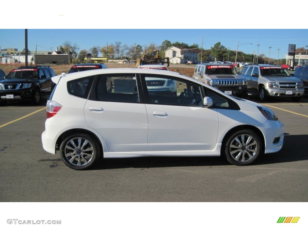 Taffeta White 2012 Honda Fit Sport Exterior Photo #56773140