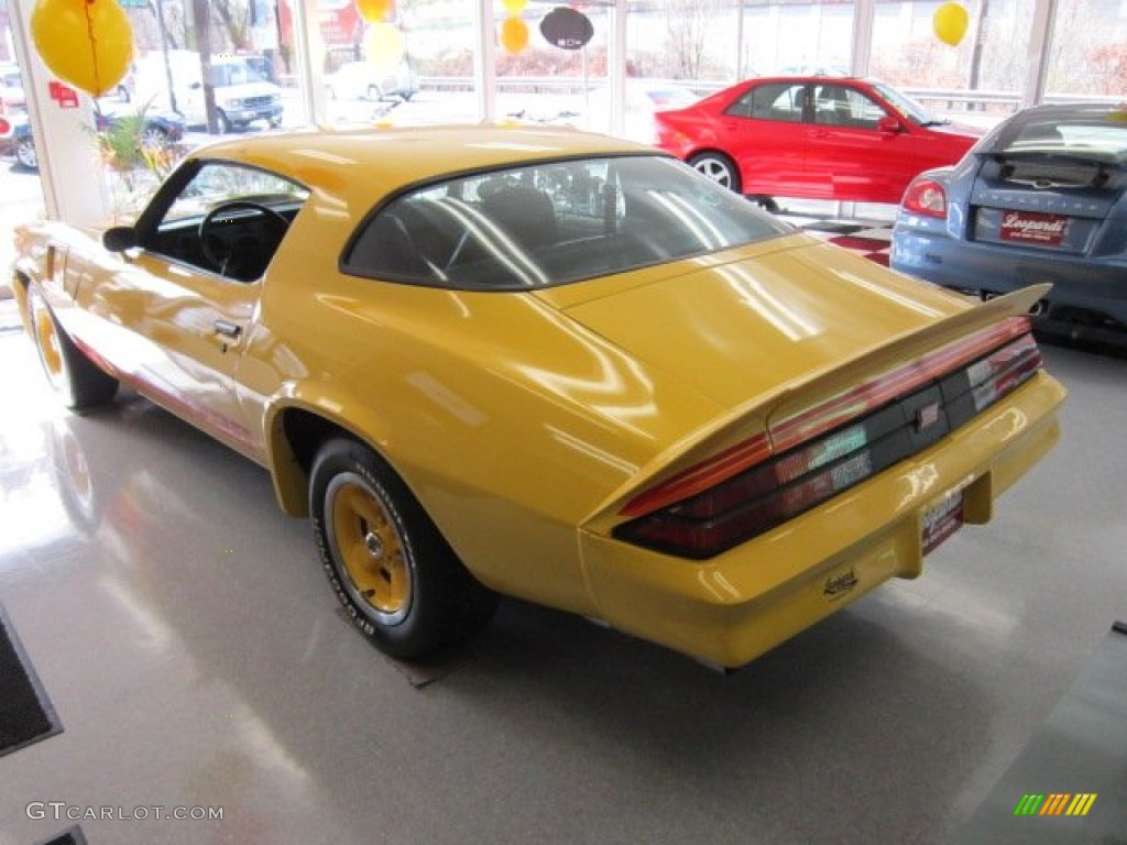 1980 Bright Yellow Chevrolet Camaro Z28 Sport Coupe