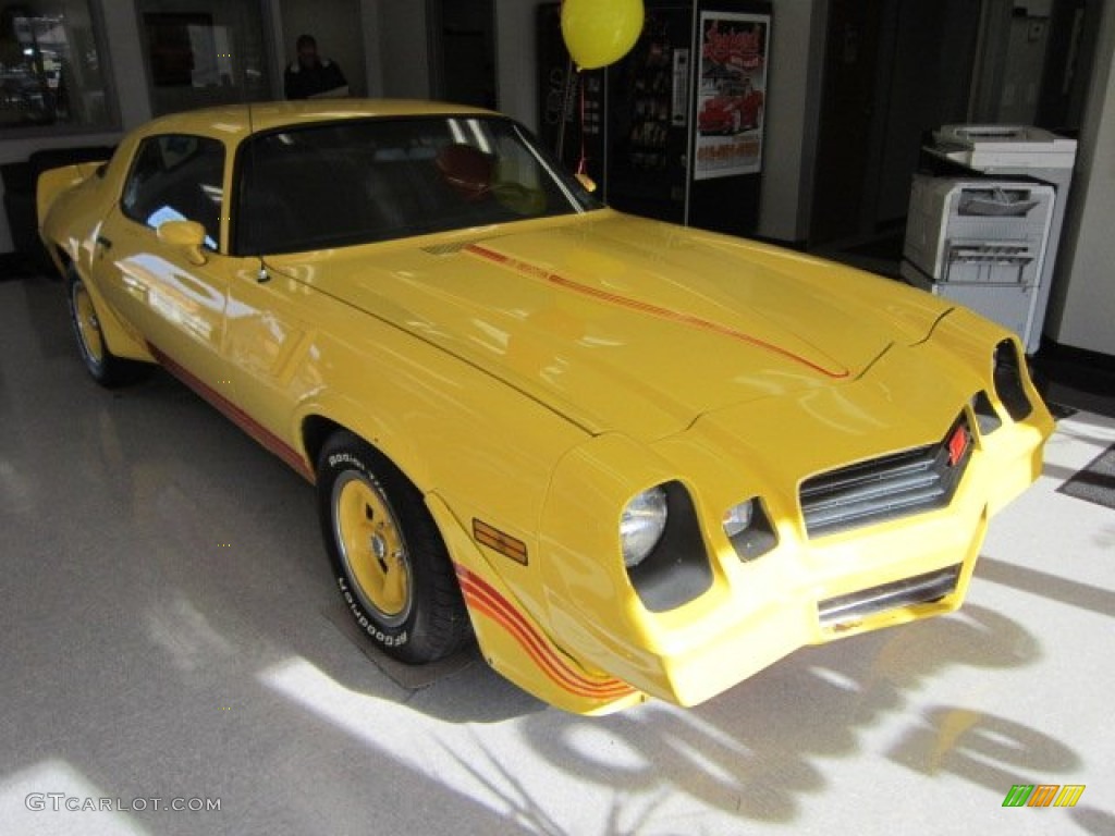 1980 Camaro Z28 Sport Coupe - Bright Yellow / Black photo #7