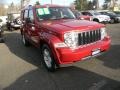 2008 Inferno Red Crystal Pearl Jeep Liberty Limited 4x4  photo #5