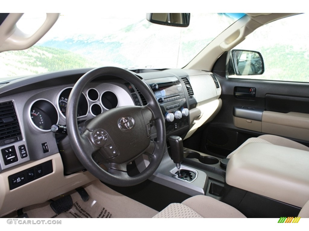 2010 Tundra SR5 Double Cab 4x4 - Pyrite Brown Mica / Sand Beige photo #5