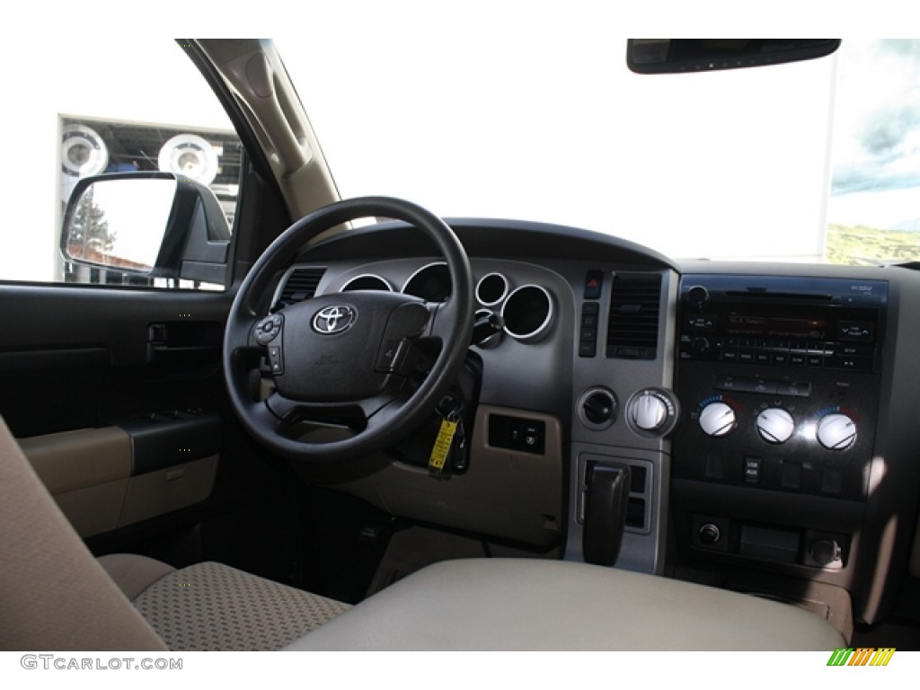 2010 Tundra SR5 Double Cab 4x4 - Pyrite Brown Mica / Sand Beige photo #14