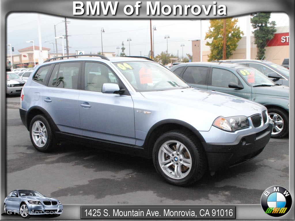 Blue Water Metallic BMW X3