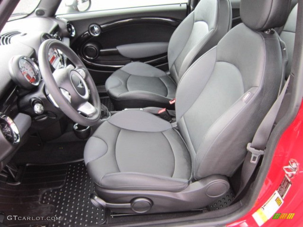 2008 Cooper S Hardtop - Chili Red / Grey/Black photo #11