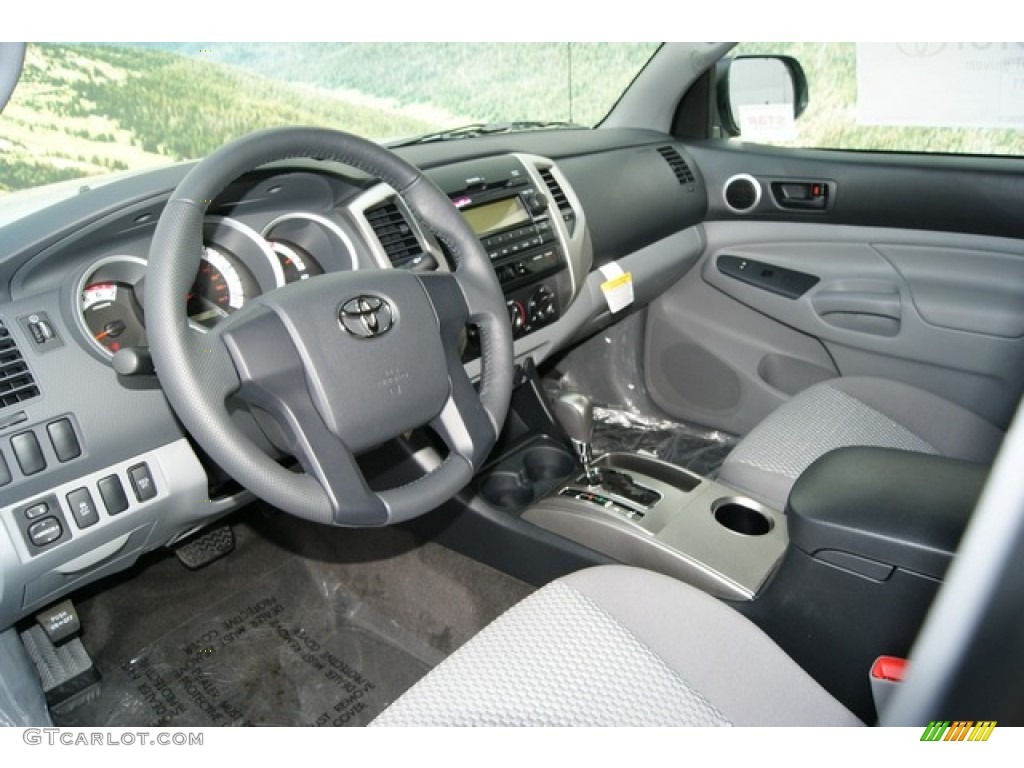 Graphite Interior 2012 Toyota Tacoma V6 SR5 Access Cab 4x4 Photo #56777348