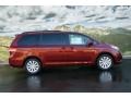 2012 Salsa Red Pearl Toyota Sienna LE AWD  photo #2