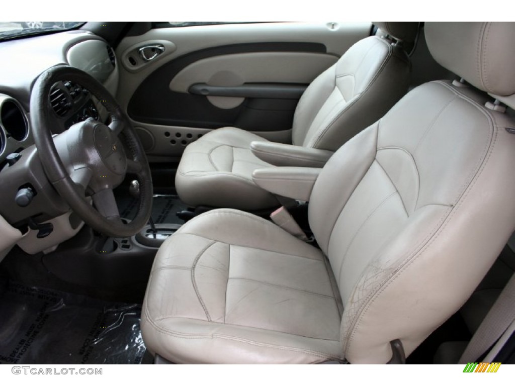 Taupe/Pearl Beige Interior 2005 Chrysler PT Cruiser Touring Turbo Convertible Photo #56778381