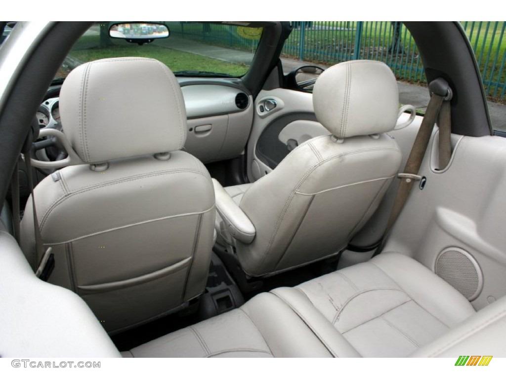 Taupe/Pearl Beige Interior 2005 Chrysler PT Cruiser Touring Turbo Convertible Photo #56778450