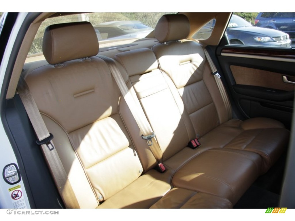 Black/Amaretto Interior 2006 Audi A8 L 4.2 quattro Photo #56778567
