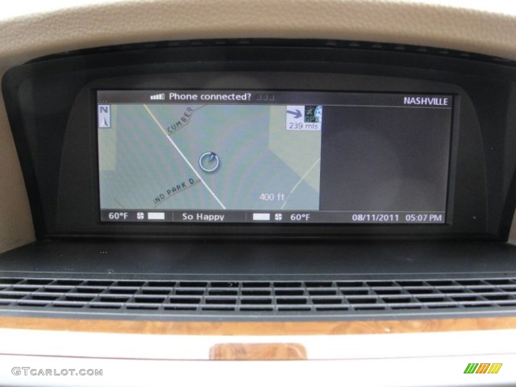 2005 7 Series 745Li Sedan - Jet Black / Dark Beige/Beige III photo #11