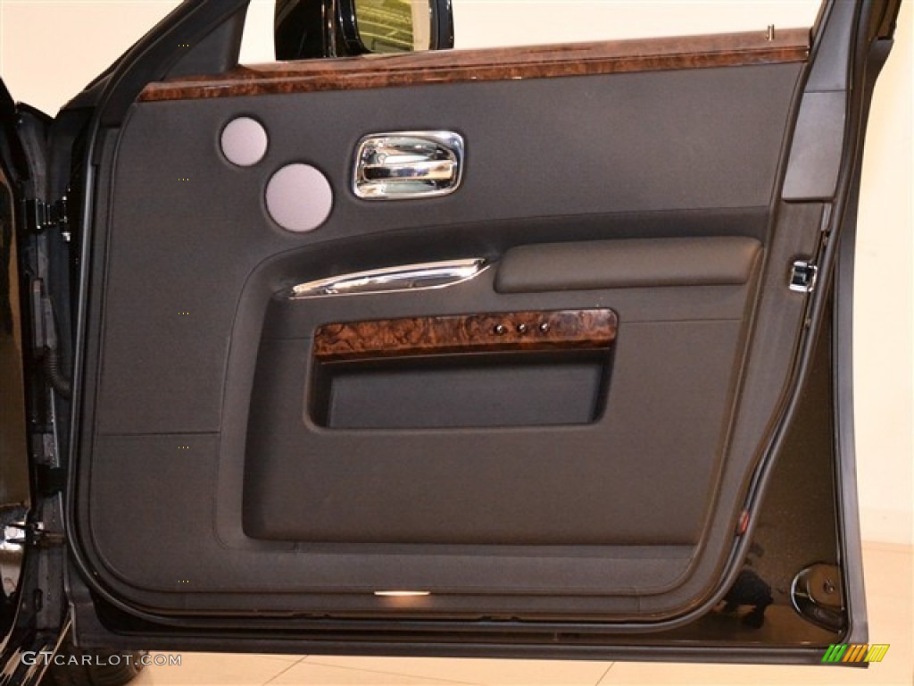 2011 Rolls-Royce Ghost Standard Ghost Model Black Door Panel Photo #56778981