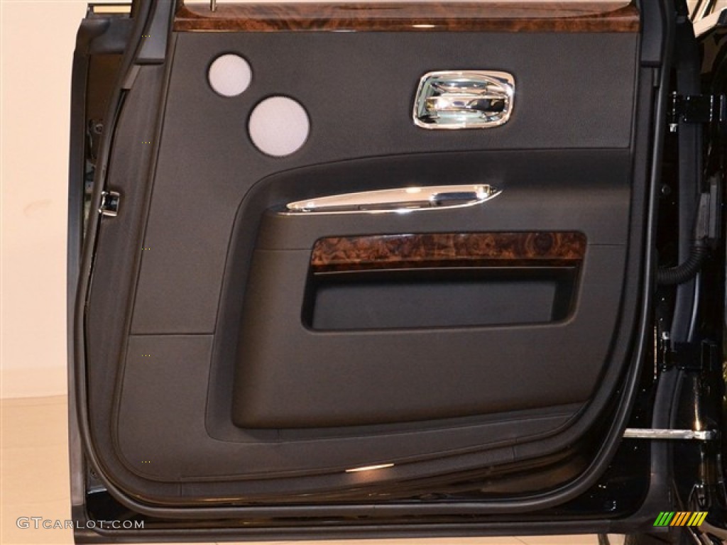 2011 Rolls-Royce Ghost Standard Ghost Model Black Door Panel Photo #56778987