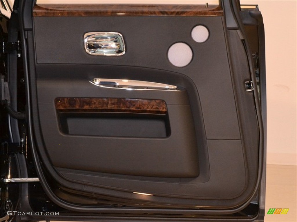 2011 Rolls-Royce Ghost Standard Ghost Model Black Door Panel Photo #56778993