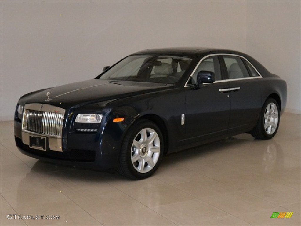 Midnight Sapphire 2011 Rolls-Royce Ghost Standard Ghost Model Exterior Photo #56779014