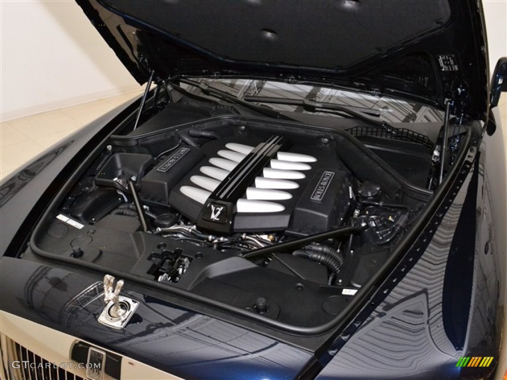2011 Rolls-Royce Ghost Standard Ghost Model 6.6 Liter DI Twin-Turbocharged DOHC 48-Valve VVT V12 Engine Photo #56779137