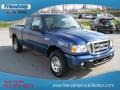 Vista Blue Metallic - Ranger XLT SuperCab 4x4 Photo No. 4