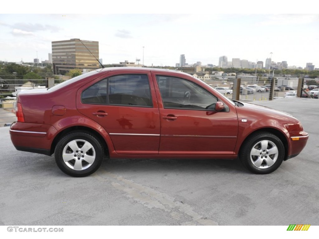 2005 Jetta GLS TDI Sedan - Spice Red Metallic / Pure Beige photo #7