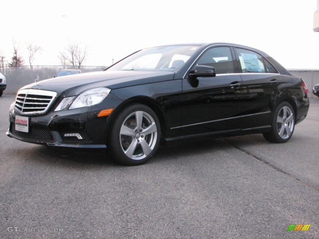 Black 2011 Mercedes-Benz E 350 4Matic Sedan Exterior Photo #56782294