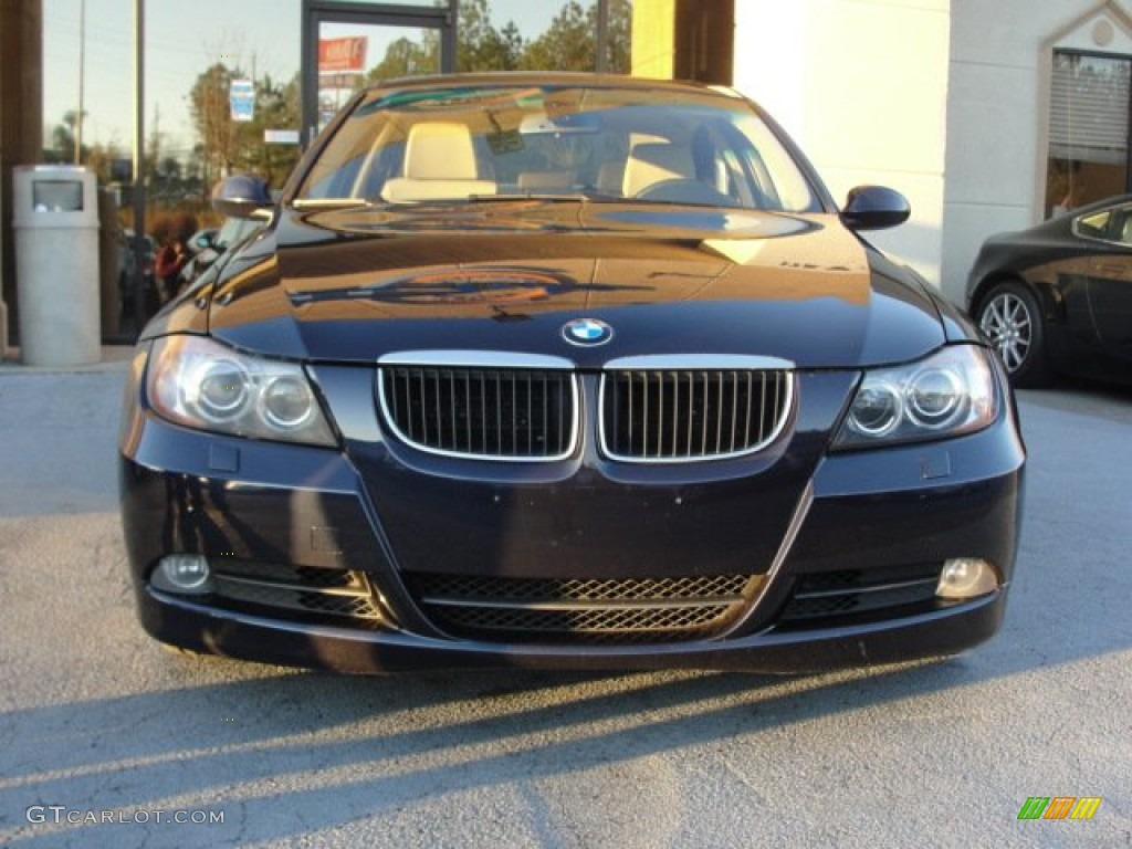2006 3 Series 325xi Sedan - Monaco Blue Metallic / Beige photo #4