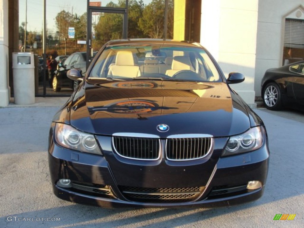 2006 3 Series 325xi Sedan - Monaco Blue Metallic / Beige photo #5