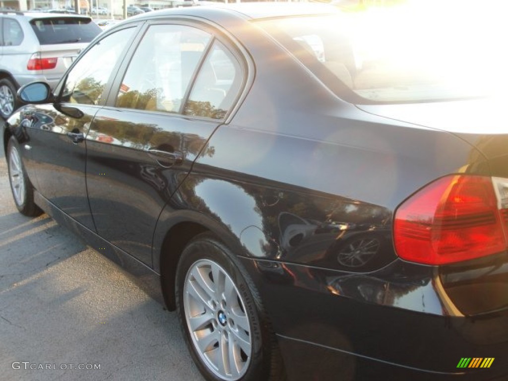 2006 3 Series 325xi Sedan - Monaco Blue Metallic / Beige photo #8