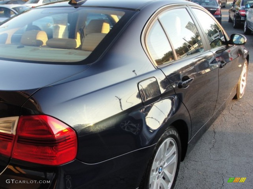 2006 3 Series 325xi Sedan - Monaco Blue Metallic / Beige photo #9